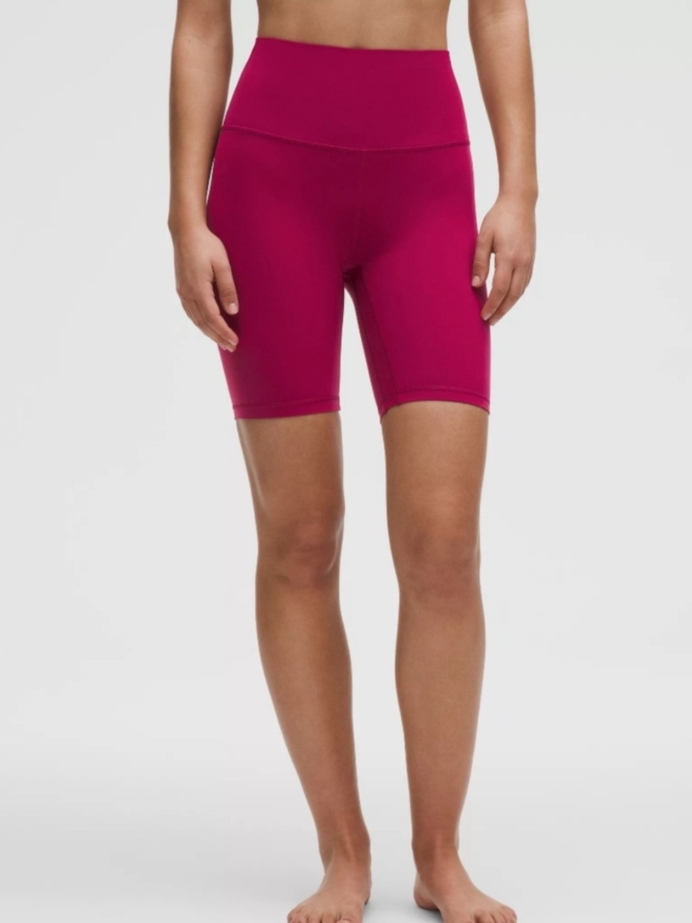 lululemon athletica align High-Rise Wild Berry Bike Shorts Size 4